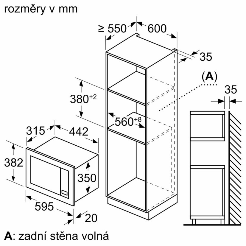Mikrovlnná trouba Bosch BFL623MB4