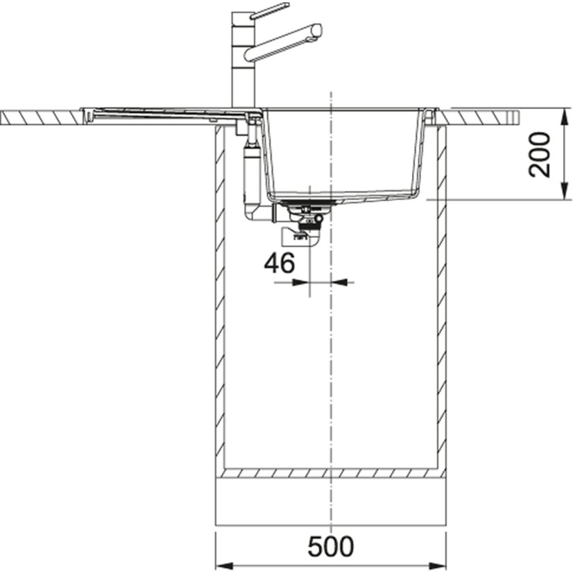 Franke S2D 611-78 béžová Sirius 2.0 Tectonite