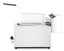 Hluboká fritéza XL s vypouštěcím kohoutkem, HENDI, Profi Line, 10L, 400V/6600W, 300x585x(H)377mm