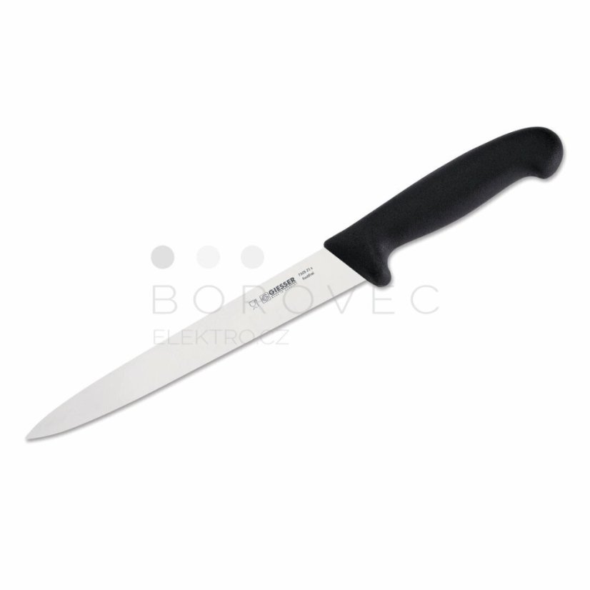 GIESSER nůž krájecí uzenářský G 7305 21 černý GIESSER nůž krájecí uzenářský G 7305 21 černý