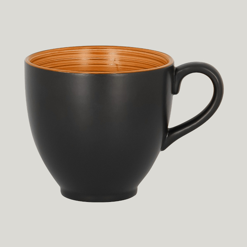 RAK Porcelain RAK Trinidad šálek nestohovatelný 280 ml, oranžový | RAK-TRCLCU28BC RAK Porcelain RAK Trinidad šálek nestohovatelný 280 ml, oranžový | RAK-TRCLCU28BC