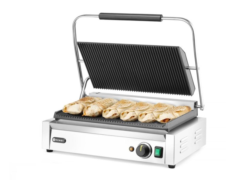 Kontaktní gril Panini XL, HENDI, 230V/2700W, 548x464x(H)216mm