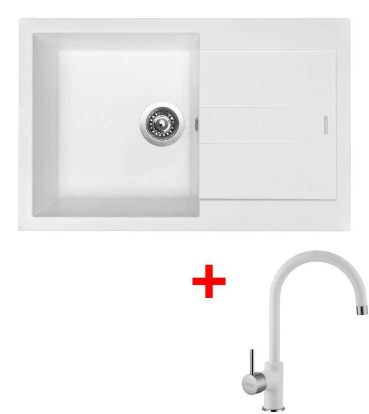 Sinks AMANDA 780 Milk + Vitalia GR Sinks AMANDA 780 Milk + Vitalia GR