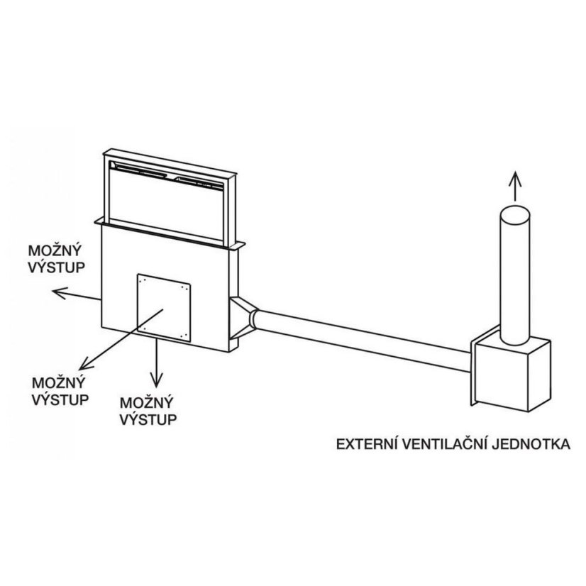 Faber - KIT FABULA Externí ventilační jednotka