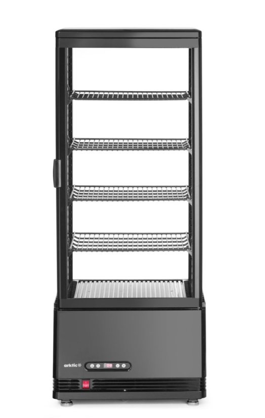 Chlazená skříň displeje, 98 l, Arktic, Černá, 230V/210W, 397x444x(H)1100mm