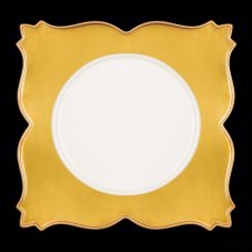 RAK Porcelain RAK Golden talíř čtvercový – King Golden 26 cm | RAK-KQSP26