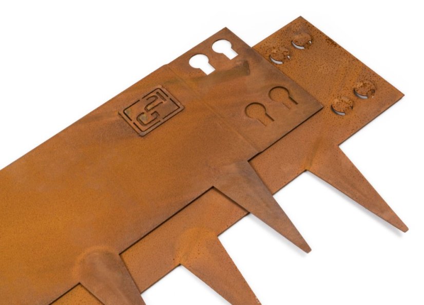 Zahradní obrubník G21 107,5 x 15 cm, Corten