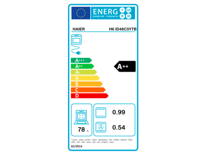 Vestavná trouba Haier H6ID48C5YTB