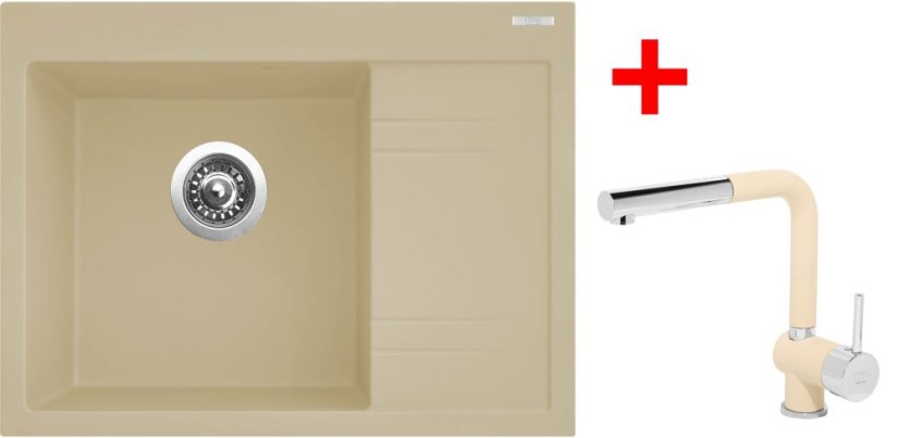 Sinks RIM 650 L Sahara + Mix 3 P GR