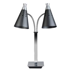TOMGAST T-Collection ohřívací lampa flexibilní 230 V, dvojitá, černá