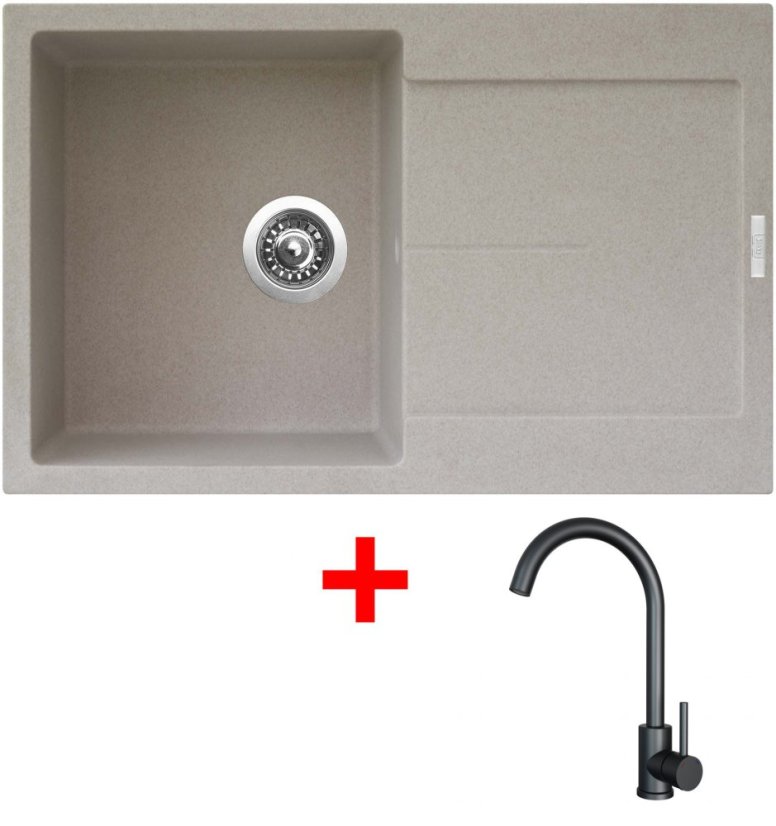 Sinks ULTIMA 790 Avena + ARCO černá matná Sinks ULTIMA 790 Avena + ARCO černá matná