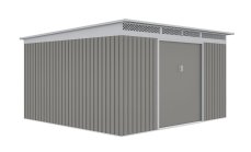 Zahradní domek G21 GRAH 1132 - 340 x 333 cm, metalický šedý