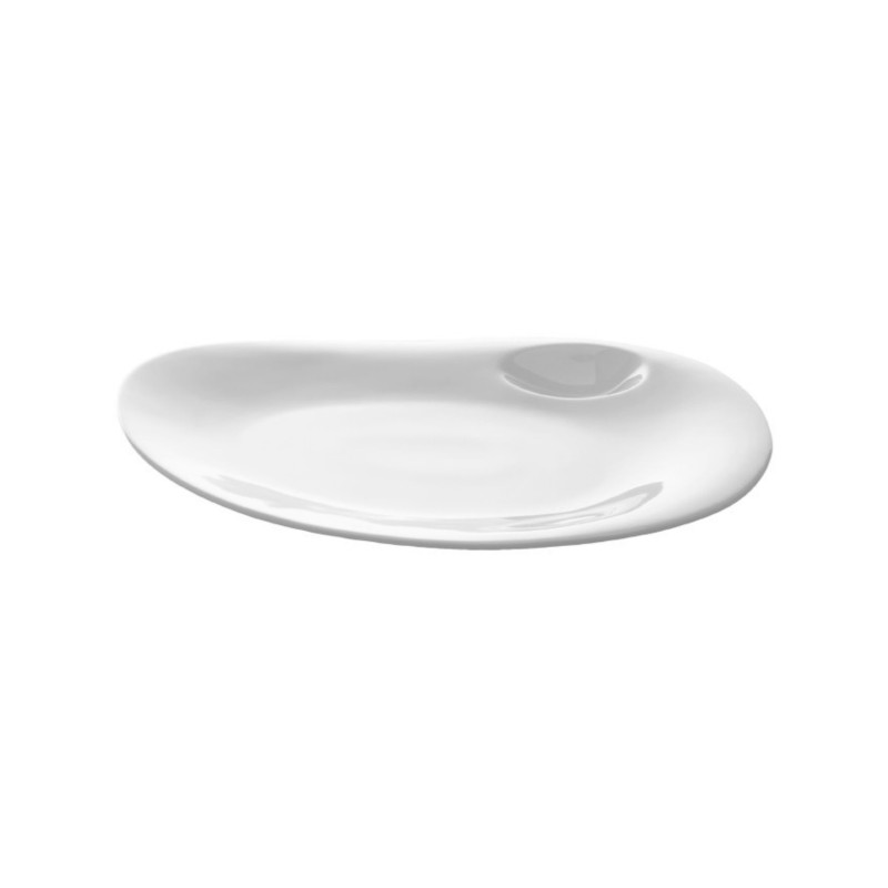 RAK Porcelain RAK Nabur talíř mělký 27 × 22,5 cm | RAK-NBFP27 RAK Porcelain RAK Nabur talíř mělký 27 × 22,5 cm | RAK-NBFP27