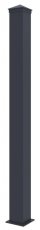 Sloupek G21 pro plotové pole 10x169 cm s patkou, antracitový