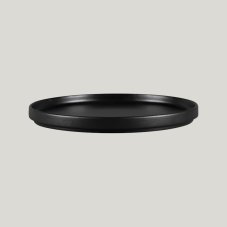 RAK Porcelain RAK Nordic talíř mělký bez okraje pr. 27 cm, černý | RAK-NOLD27BKM