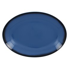 RAK Porcelain RAK Talíř oválný 36 x 27 cm, modrá | RAK-LENNOP36BL