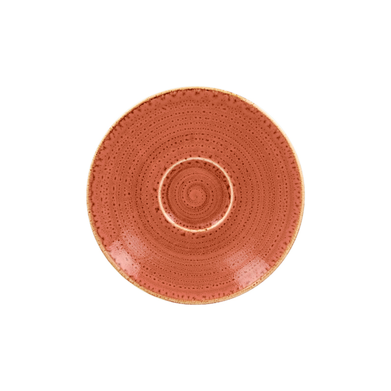 RAK Porcelain RAK Twirl podšálek 17 cm – coral | RAK-TWCLSA02CO RAK Porcelain RAK Twirl podšálek 17 cm – coral | RAK-TWCLSA02CO
