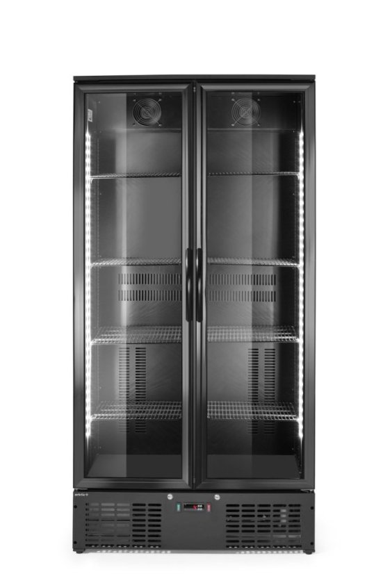 Dvoudveřová chladnička do baru, Arktic, 477L, Černá, 230V/365W, 530x900x(H)1820mm