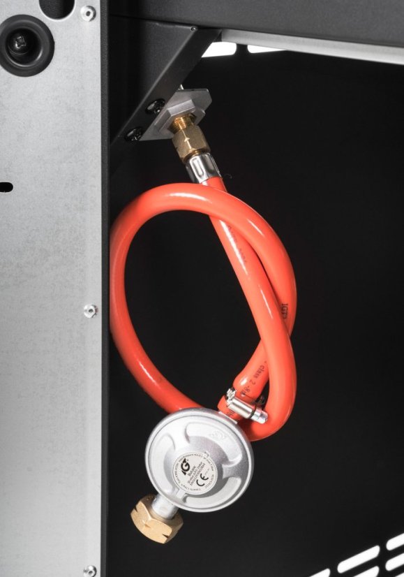 Plynový gril G21 Alabama Silver BBQ Premium Line, 5 hořáků + zdarma redukční ventil