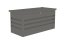 Zahradní box G21 Denver 400 L, metalický šedý plechový
