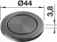 Blanco Reco Push Control III, satin dark steel