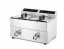 Indukční fritéza s výpustí - 2 x 8 l, HENDI, Profi Line, 16L, 230V/7000W, 577x609x(H)410mm