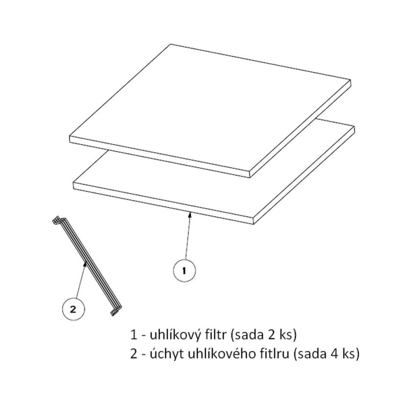 Faber Uhlíkový filtr NANOSORB - sada
