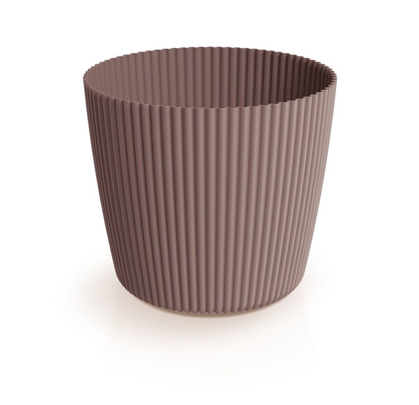 Květináč Prosperplast MILLY ROUND marsala 23,6 cm Květináč Prosperplast MILLY ROUND marsala 23,6 cm