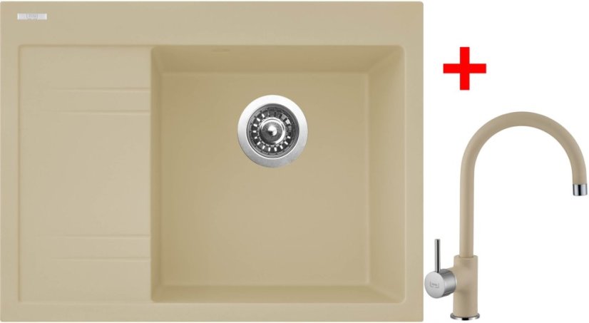 Sinks RIM 650 P Sahara + Vitalia GR Sinks RIM 650 P Sahara + Vitalia GR