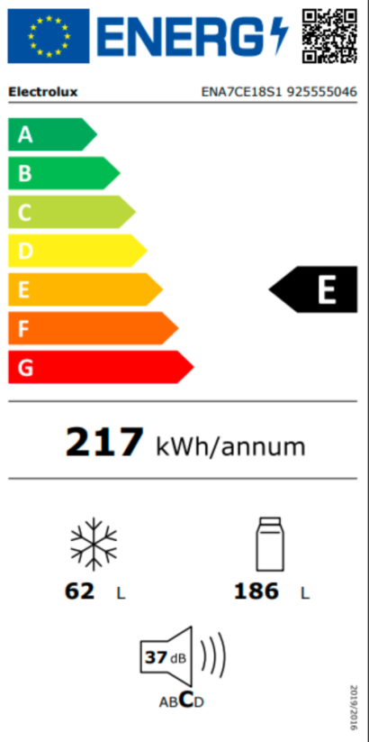 Vestavná chladnička Electrolux ENA7CE18S1