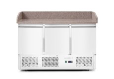 Chladicí pizza pult, 3 dveře, Arktic, 254L, 230V/400W, 700x1400x(H)943mm