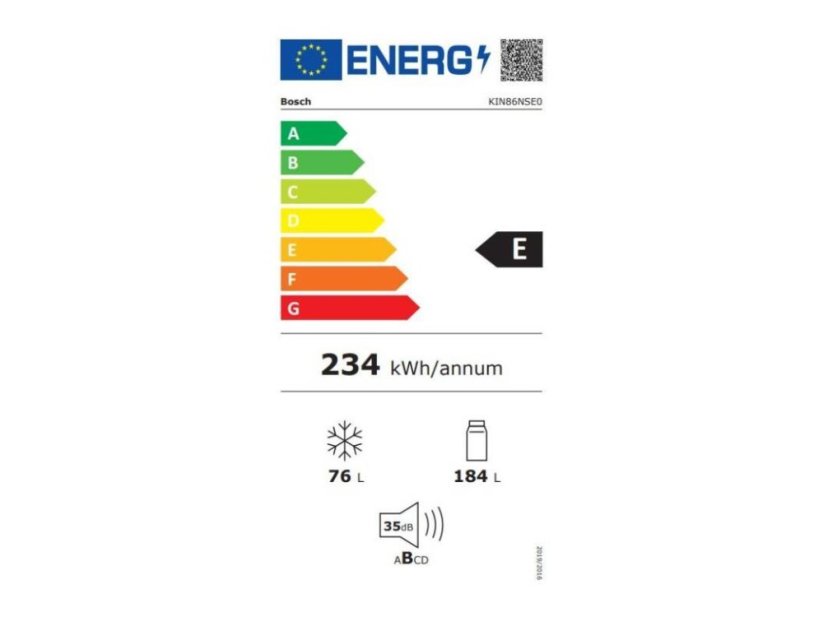 Vestavná chladnička Bosch KIN86NSE0