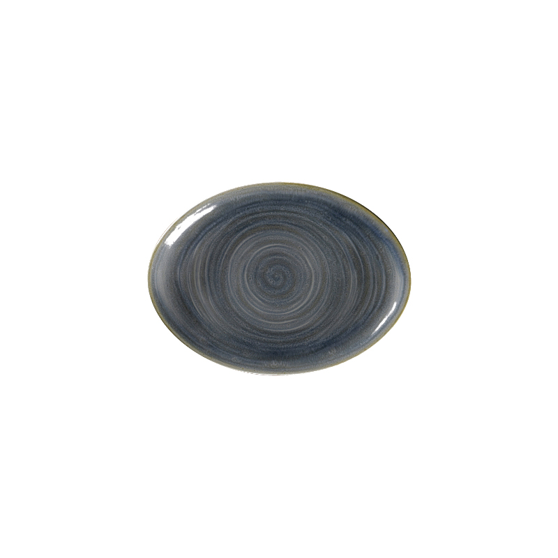 RAK Porcelain RAK Spot talíř oválný 26 x 19 cm, šedomodrý | RAK-SJDNNOP26 RAK Porcelain RAK Spot talíř oválný 26 x 19 cm, šedomodrý | RAK-SJDNNOP26