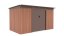 Zahradní domek G21 GRAH 700 - 340 x 206 cm, hnědý