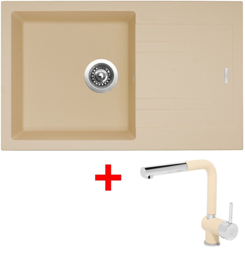Sinks LINEA 780 Sahara + Mix 3 P GR Sinks LINEA 780 Sahara + Mix 3 P GR