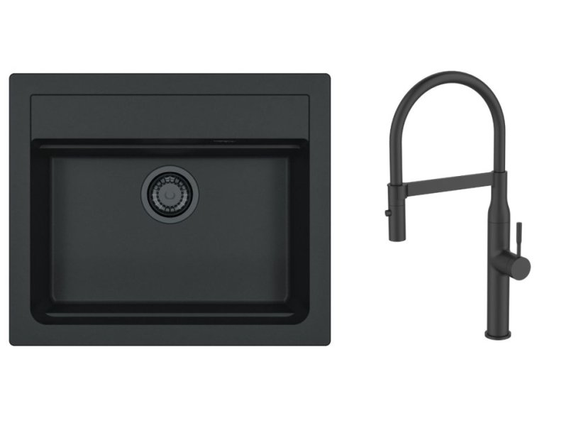 Alveus SET ALVEUS ATROX 30 ČERNÝ A90 BLACK EDITION + BATERIE MIRAGE BLACK