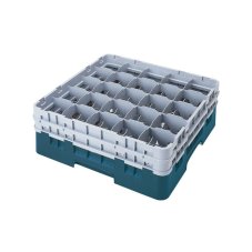 Cambro Koš Camrack 25 pozic, výška sklenice 27,8 cm - Tyrkysová