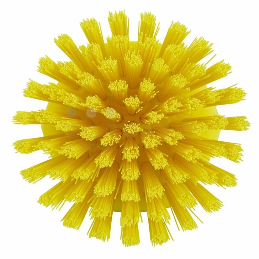 Vikan kartáč ruční kulatý 11cm T/žlutý 38856