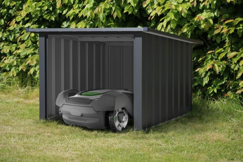 Garáž pro robotickou sekačku G21 88x62x98 cm, antracitová