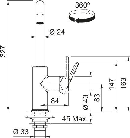 Franke FN 5540.031 URBAN 2.0 Chrom