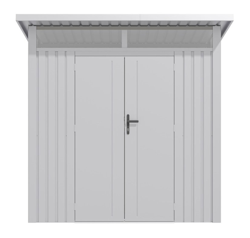 Zahradní domek G21 Madison 427 - 225 x 190 cm, metal silver
