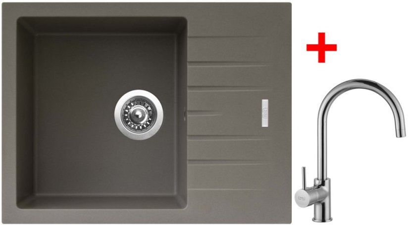 Sinks PERFECTO 650 Truffle + Vitalia Sinks PERFECTO 650 Truffle + Vitalia