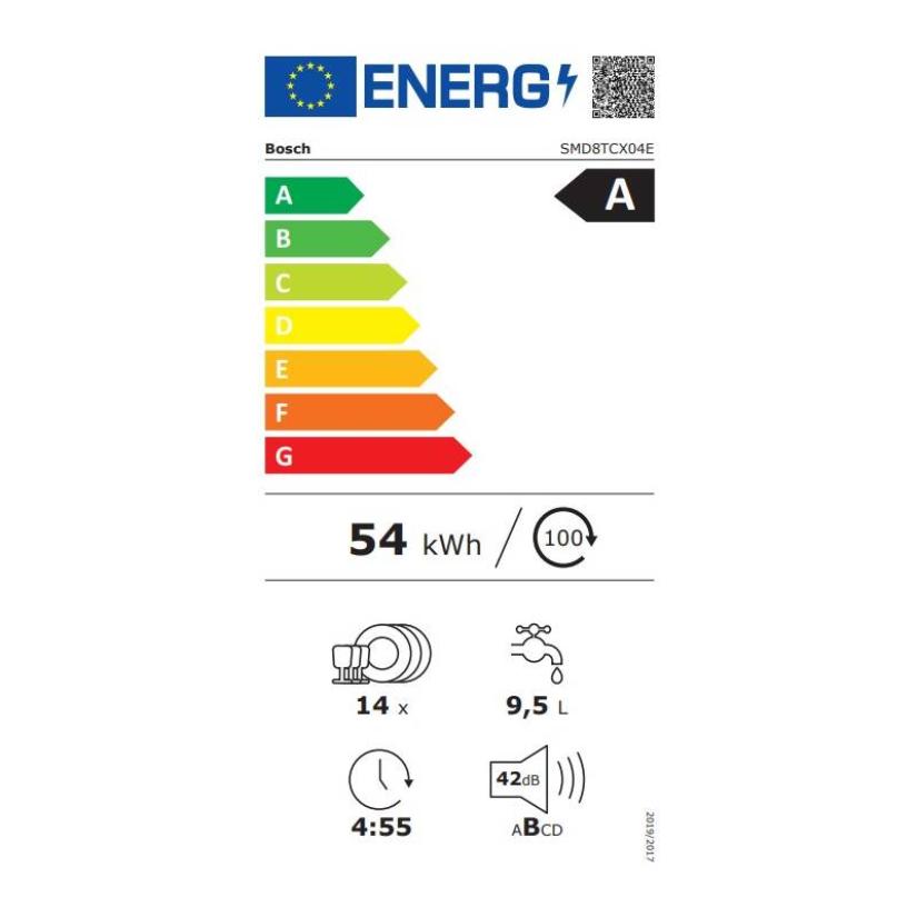 Vestavná myčka nádobí Bosch SMD8TCX04E