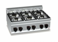 Plynový sporák Bertos G6F6BPW (28,5 kW)