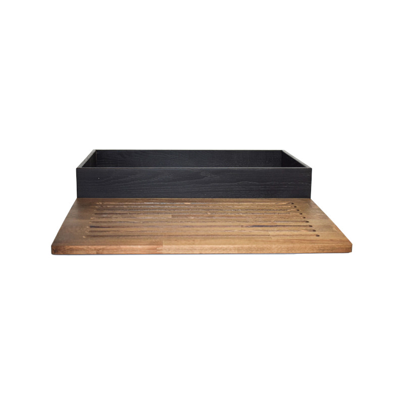 TOMGAST Box na pečivo s deskou na krájení GN 1/1, černý TOMGAST Box na pečivo s deskou na krájení GN 1/1, černý