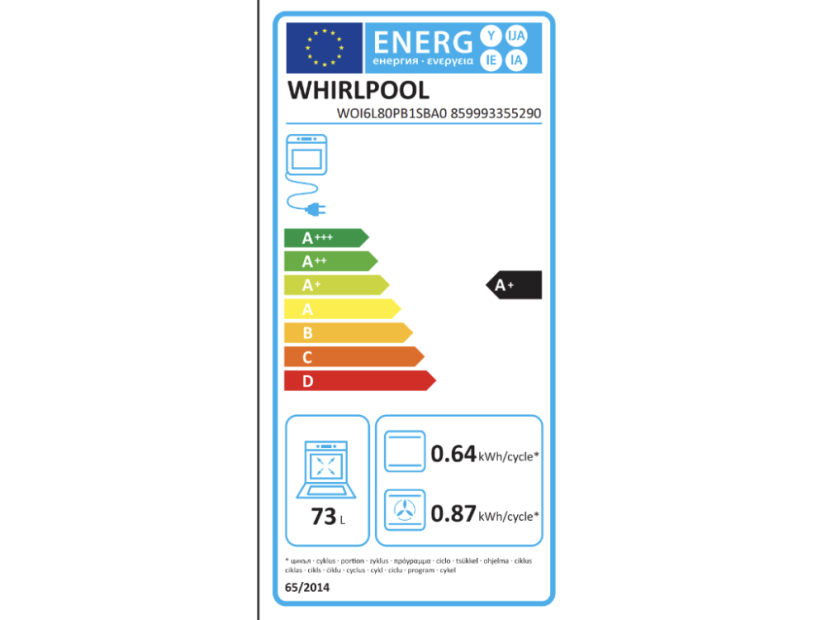 Vestavná trouba Whirlpool WOI6L80PB1SBA0