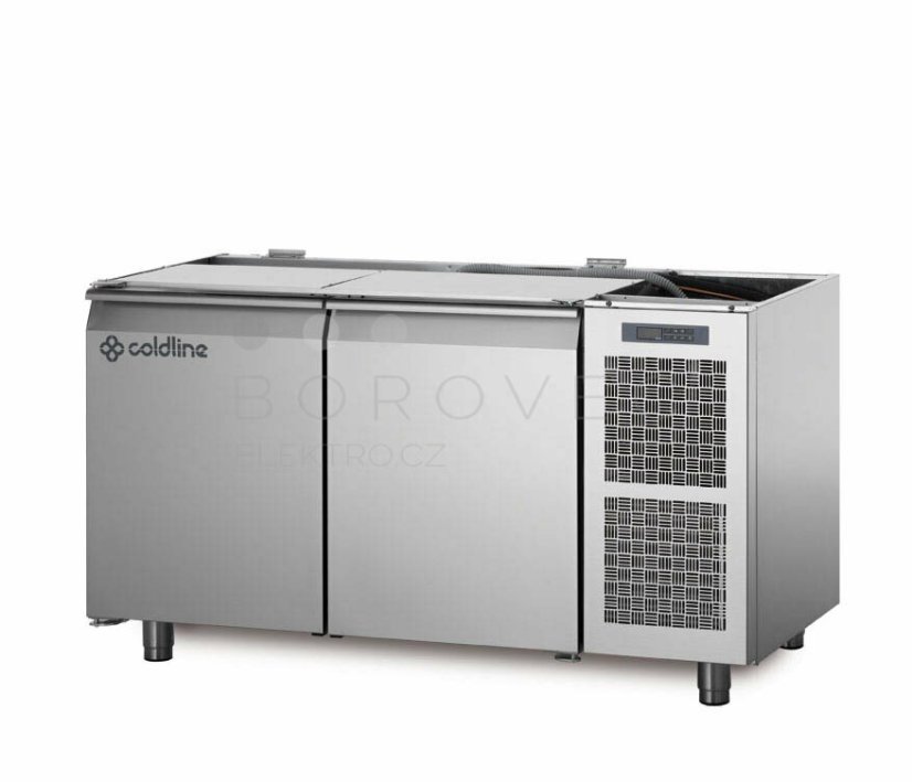 Coldline chladící stůl TS13/1M bez vrchní desky Coldline chladící stůl TS13/1M bez vrchní desky