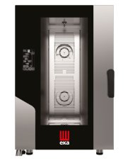 Konvektomat Millennial Black Mask Gastro, 11× GN 1/1 - elektronicky řízený, elektrický, Tecnoeka, Millennial Black Mask, LEFT DOOR, 400V/15400W, 730x849x(H)1130mm