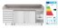 Chladicí pult na pizzu se dvěma dveřmi, Arktic, 250L, 230V/250W, 800x2010x(H)840mm