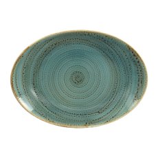 RAK Porcelain RAK Twirl talíř oválný 32 × 23 cm – lagoon | RAK-TWNNOP32LA